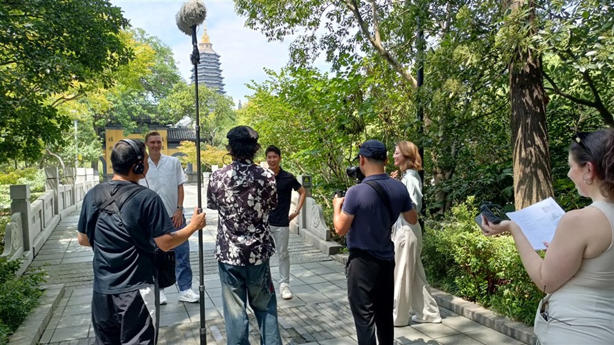 Wuhan filming crew and production setup